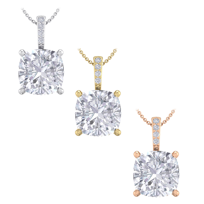 Classic Halo Diamond Pendant Necklace - .7 Carat – Savransky Private Jeweler